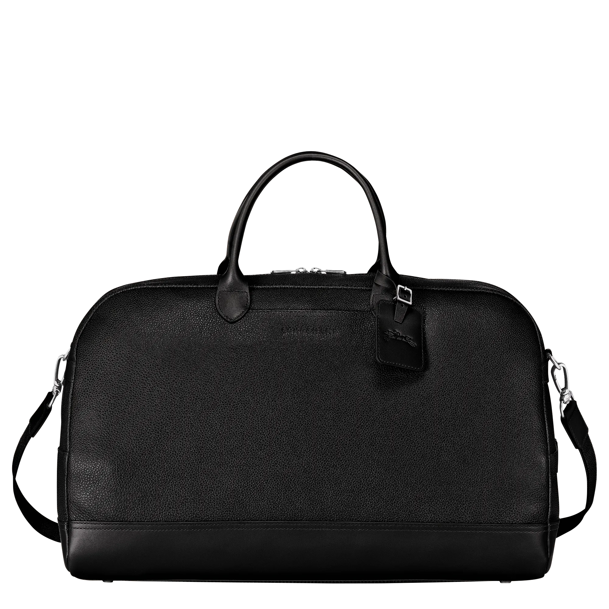 Le Foulonné M Travel bag Black - Leather