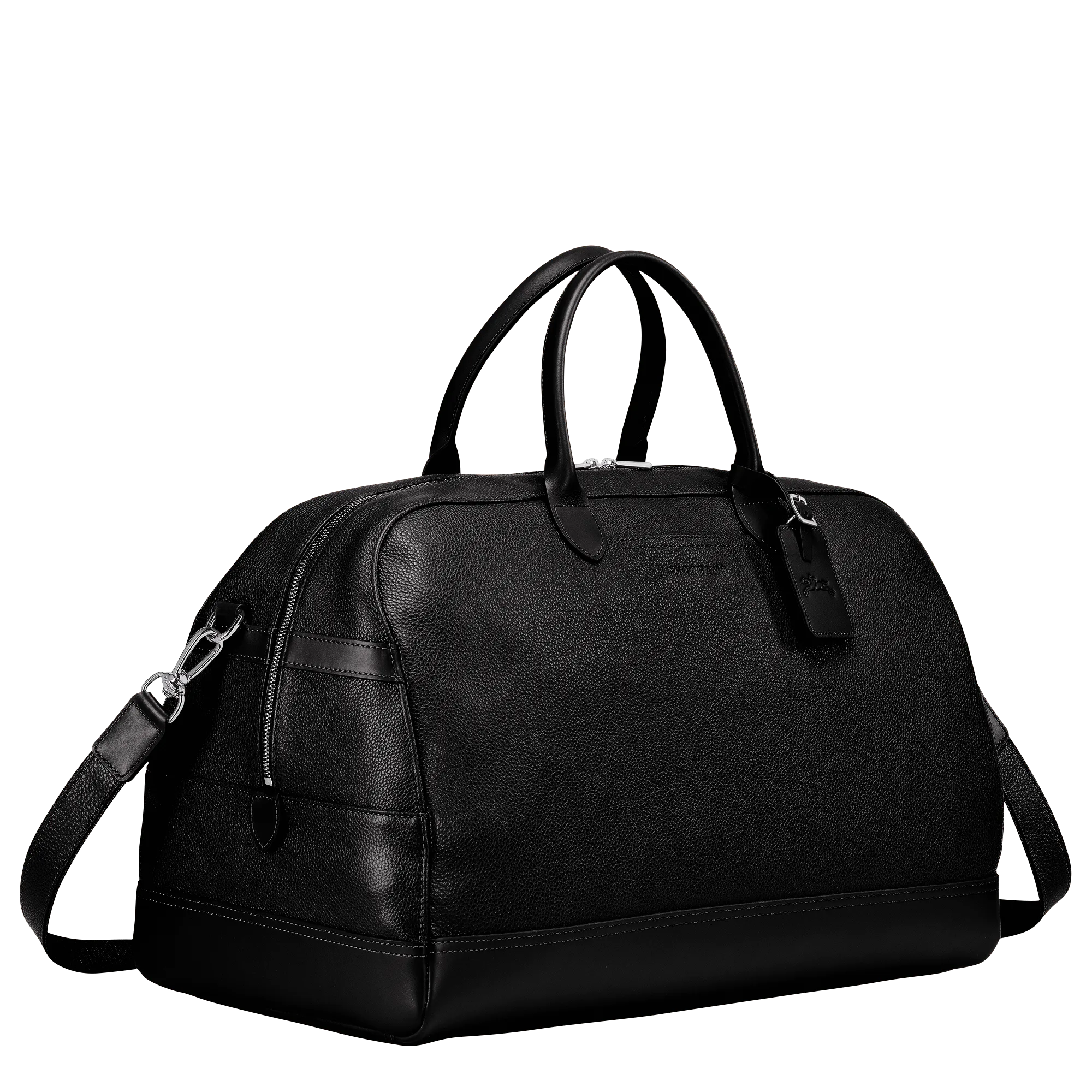 Le Foulonné M Travel bag Black - Leather