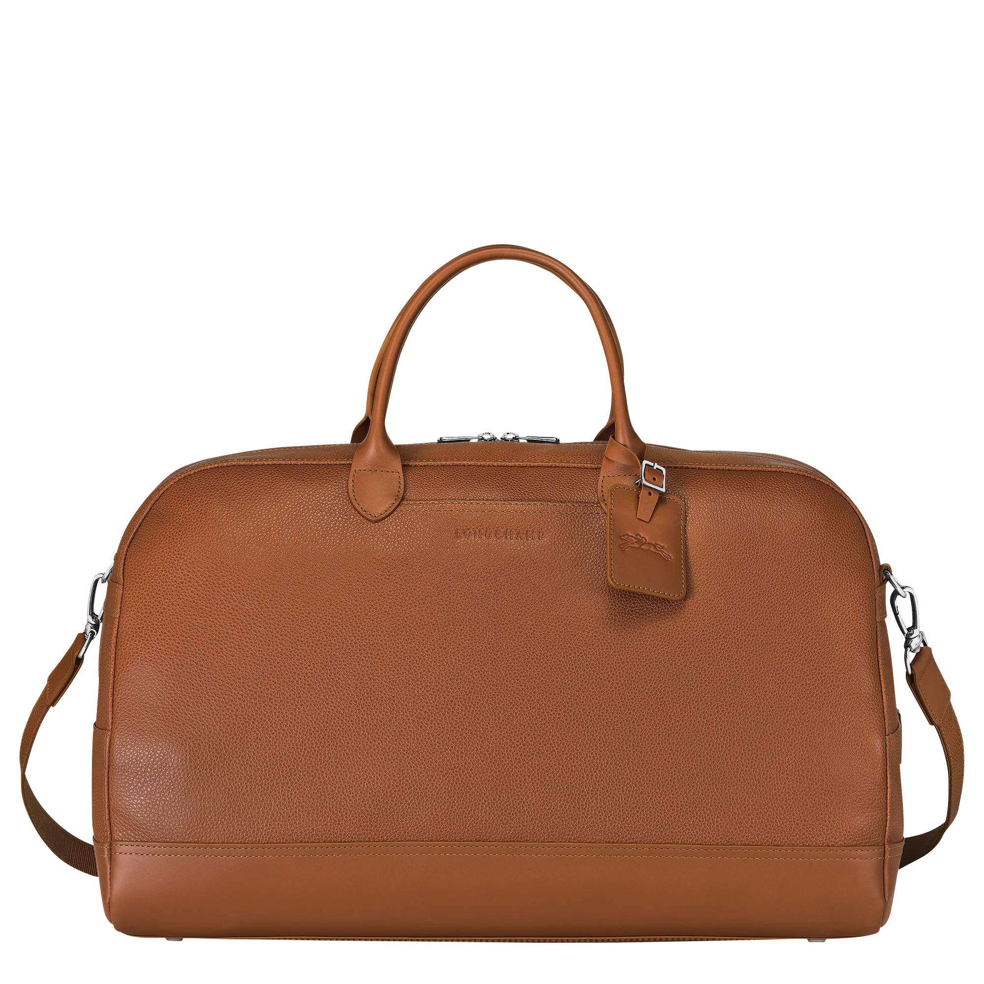 Le Foulonné M Travel bag Caramel - Leather