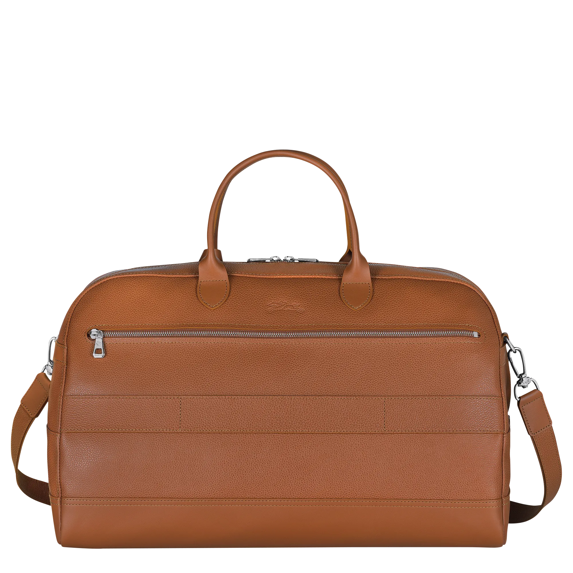 Le Foulonné M Travel bag Caramel - Leather