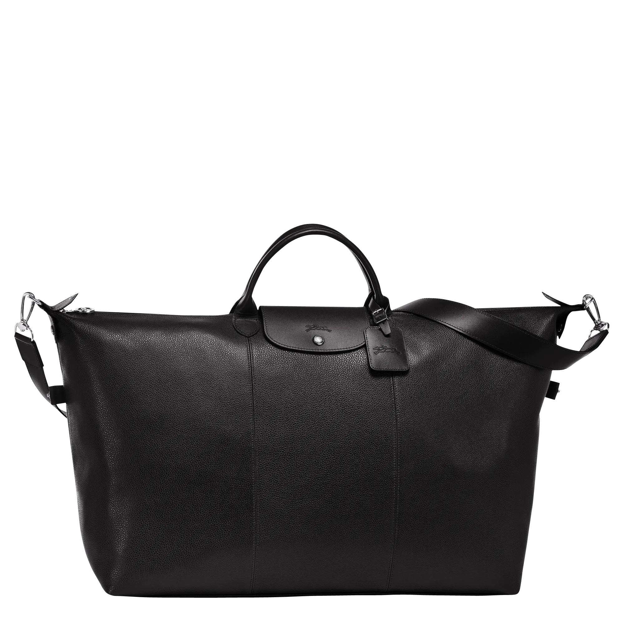 Le Foulonné S Travel bag Black - Leather