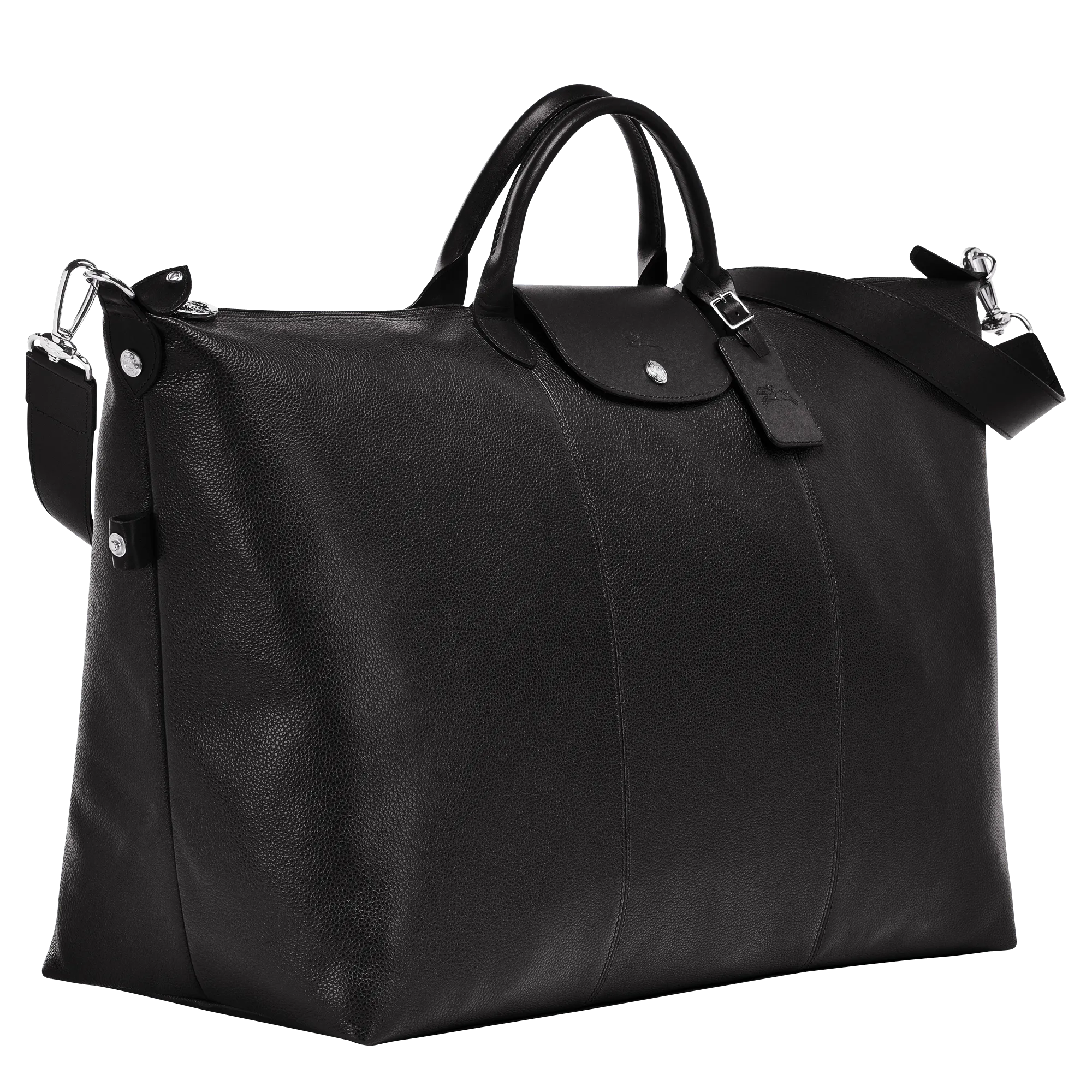 Le Foulonné S Travel bag Black - Leather