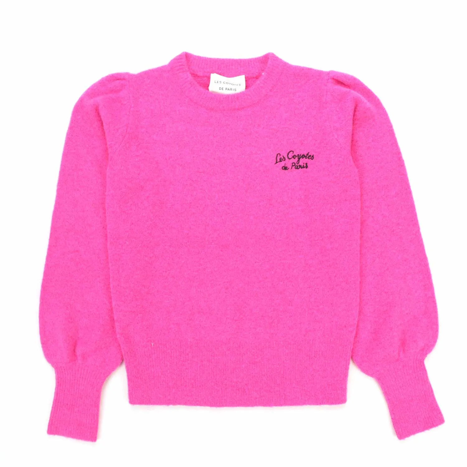 Les Coyotes De Paris Girl Fuchsia Pullover