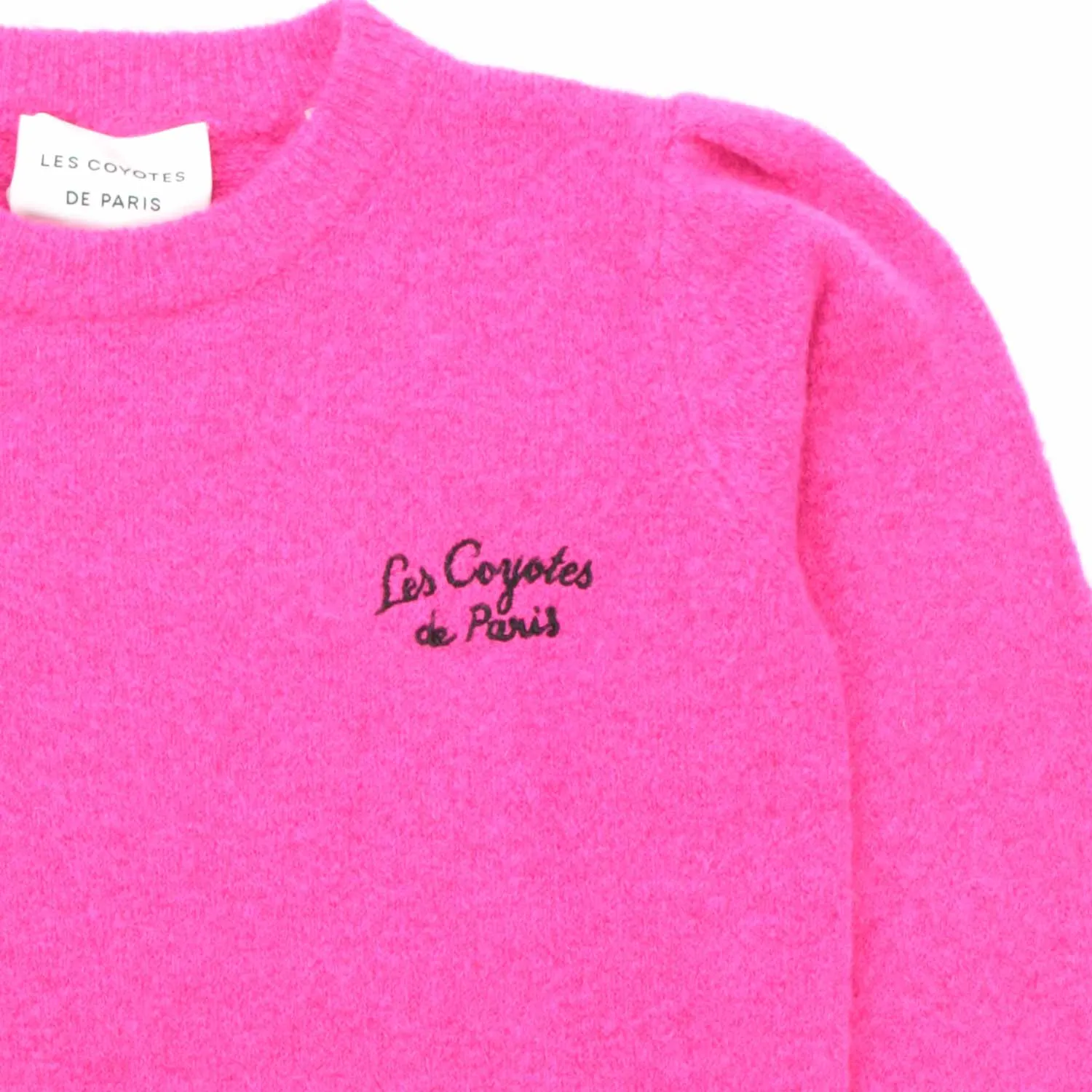 Les Coyotes De Paris Girl Fuchsia Pullover