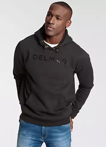 Logo Print Hoodie by DELMAO | Look Again