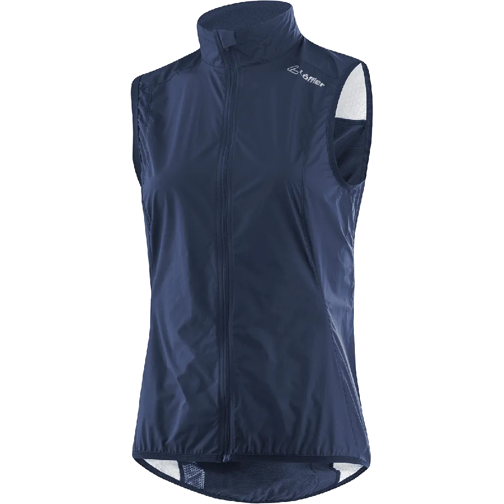 L\u00f6ffler - WPM Pocket Bike Vest Women dark blue