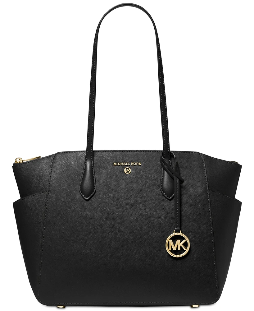 Macy's Michael Kors Marilyn Medium Top-Zip Leather Tote