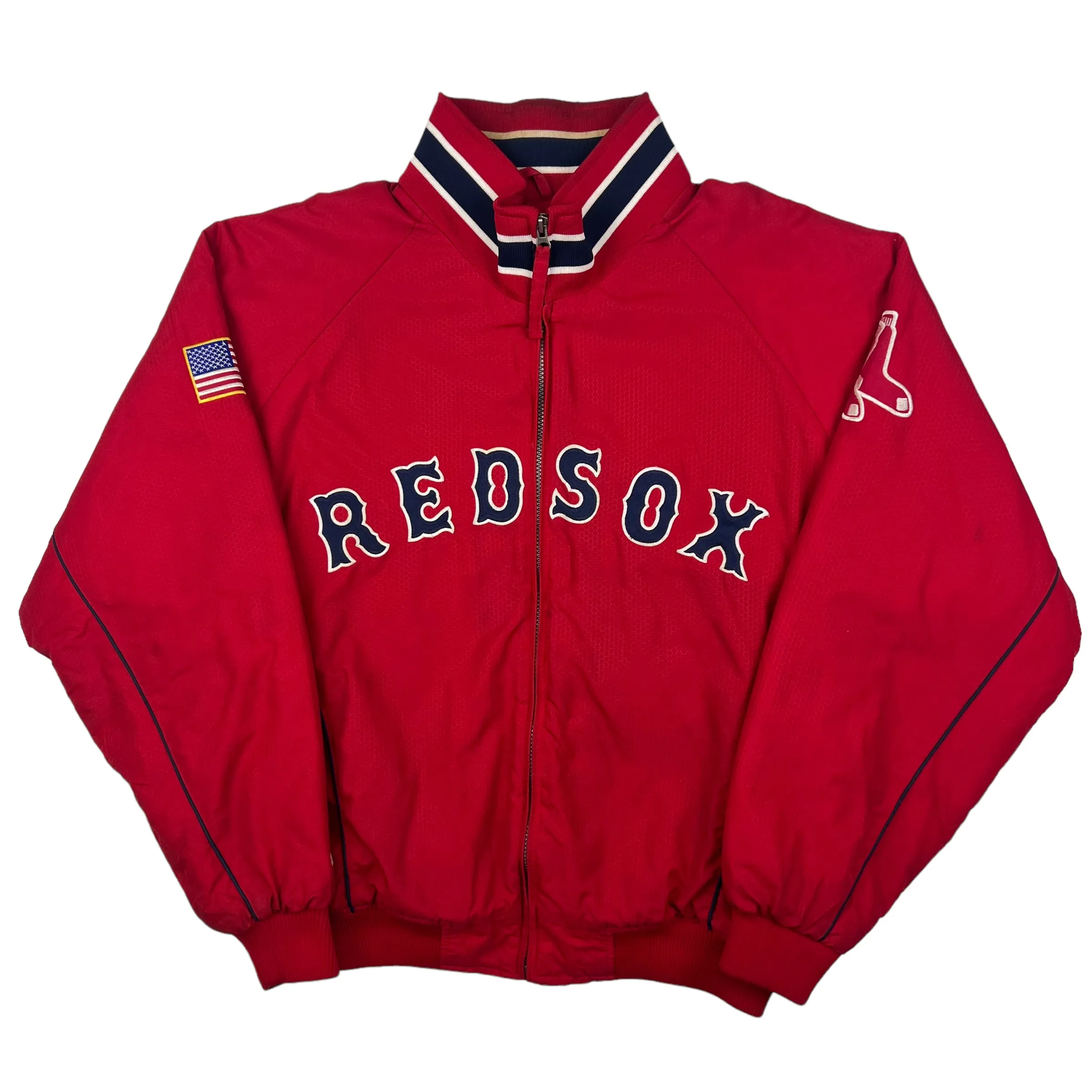 Majestic Boston Red Sox MLB Quilted Dugout Jacket Red