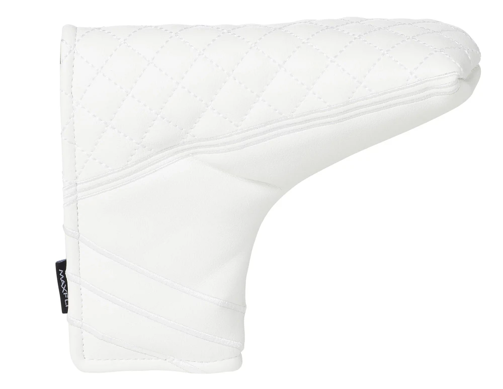 Maxfli White Quilt Blade Putter Headcover