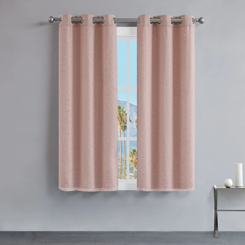 Melody Embellished Double Layer Curtains