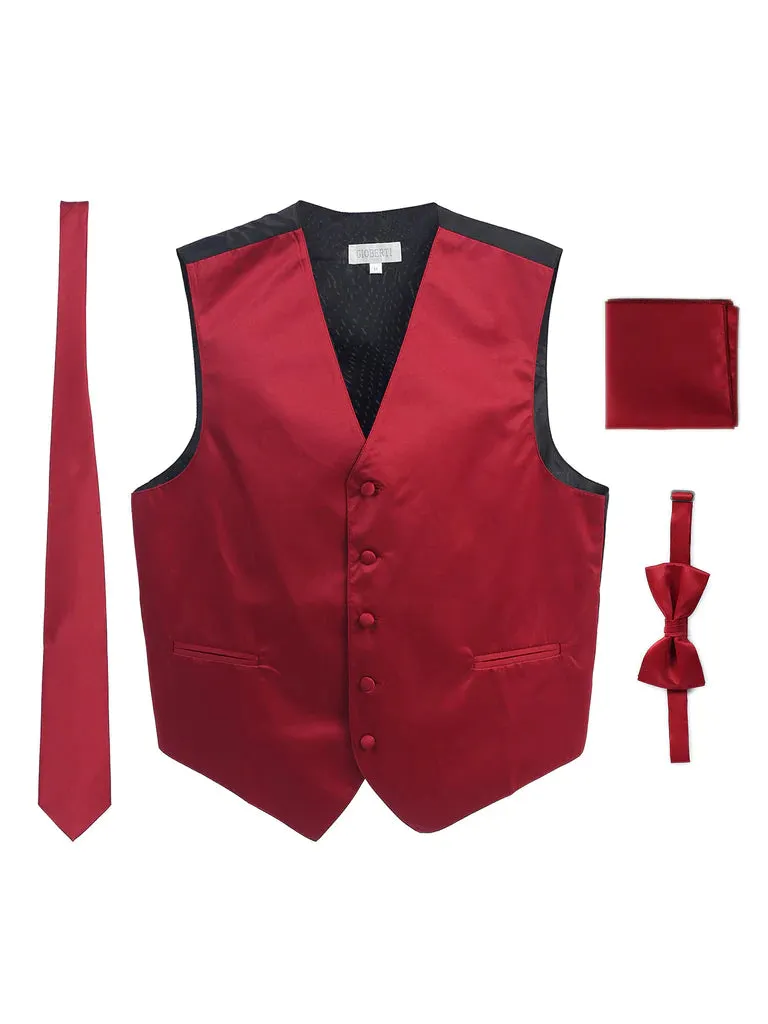 MEN'S 4 PC VEST SET