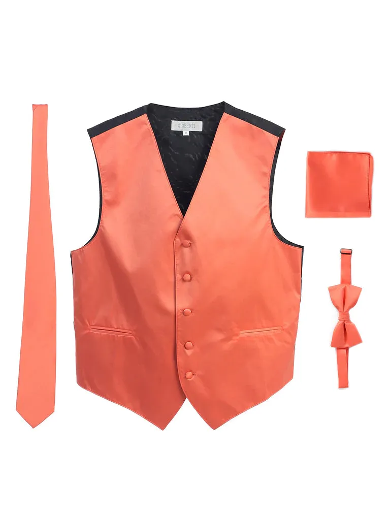 MEN'S 4 PC VEST SET