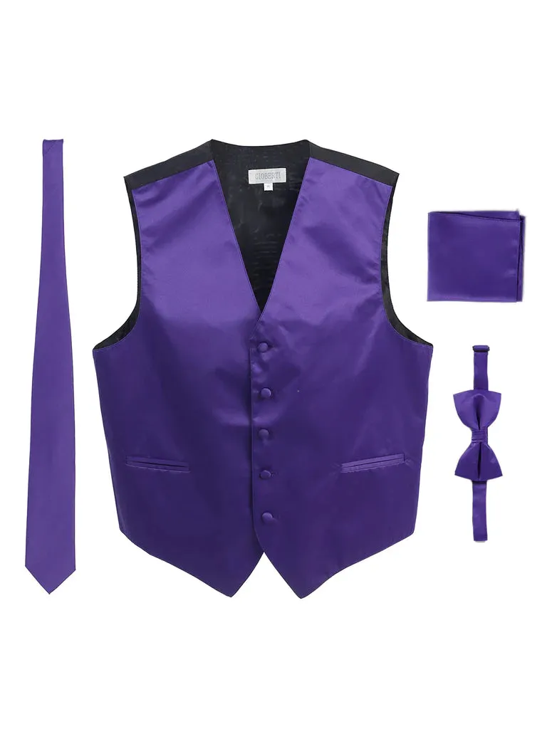 MEN'S 4 PC VEST SET