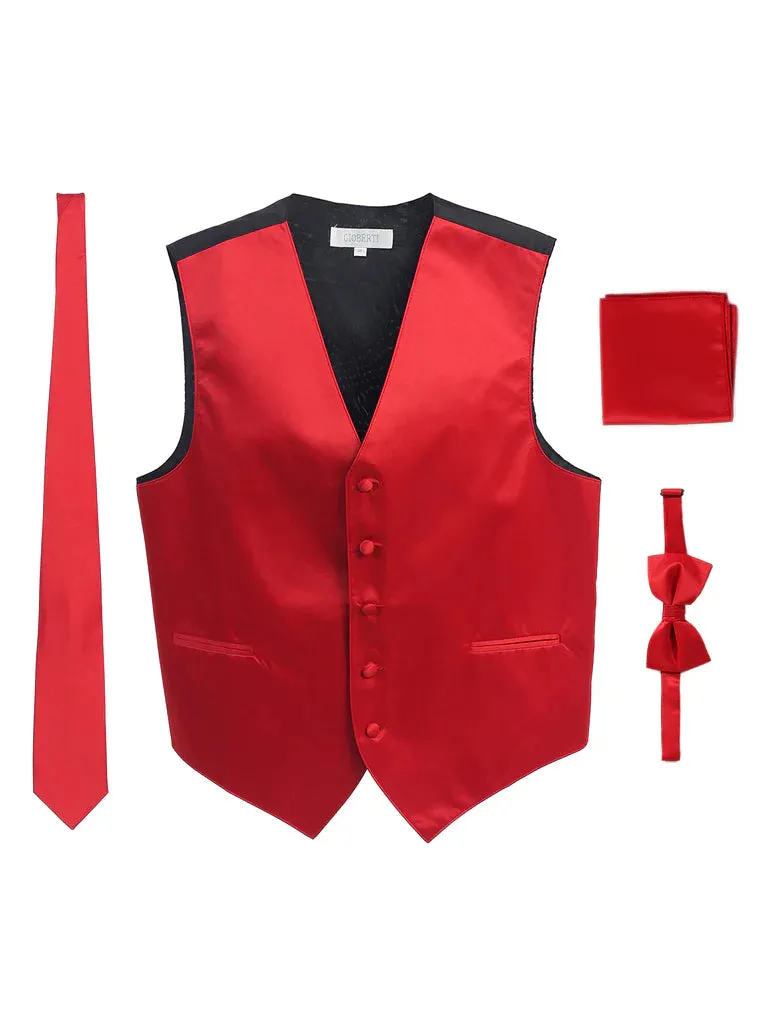 MEN'S 4 PC VEST SET