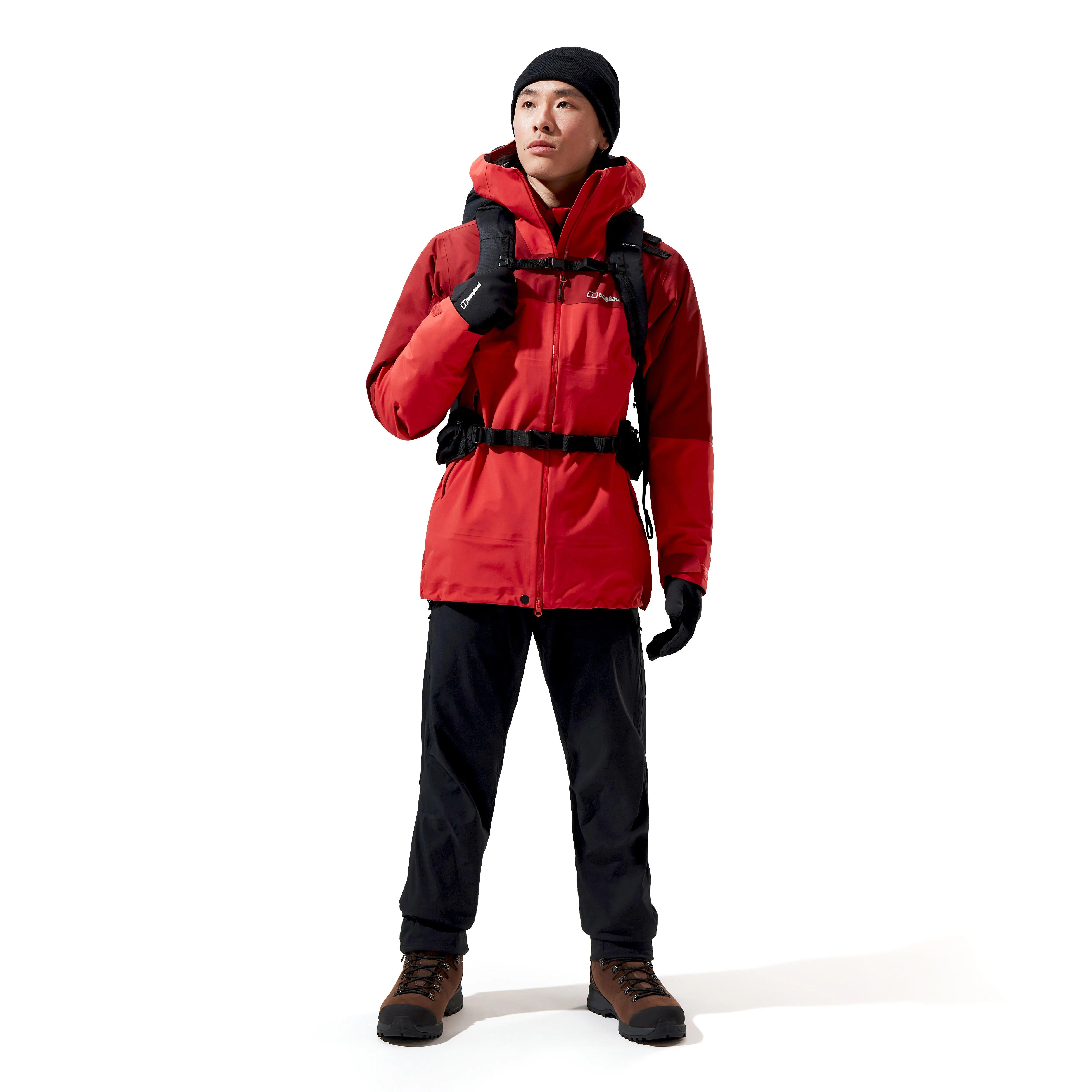 Men's Berghaus Highland Storm Jacket - Red | George Fisher UK