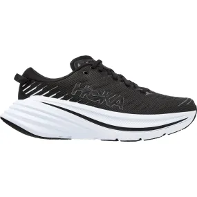 Men's Hoka Bondi X Black/White Mesh