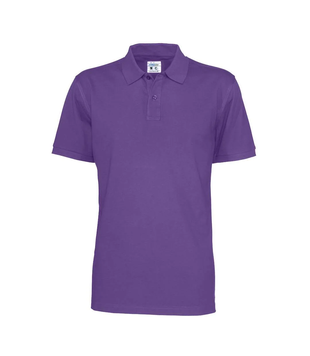 Mens pique polo shirt purple Clique