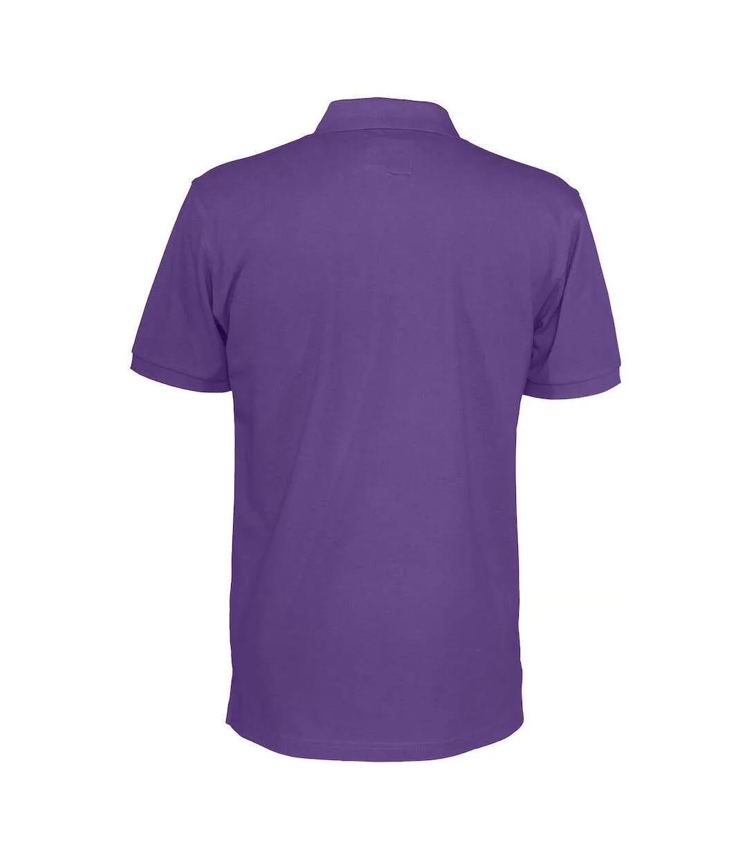 Mens pique polo shirt purple Clique