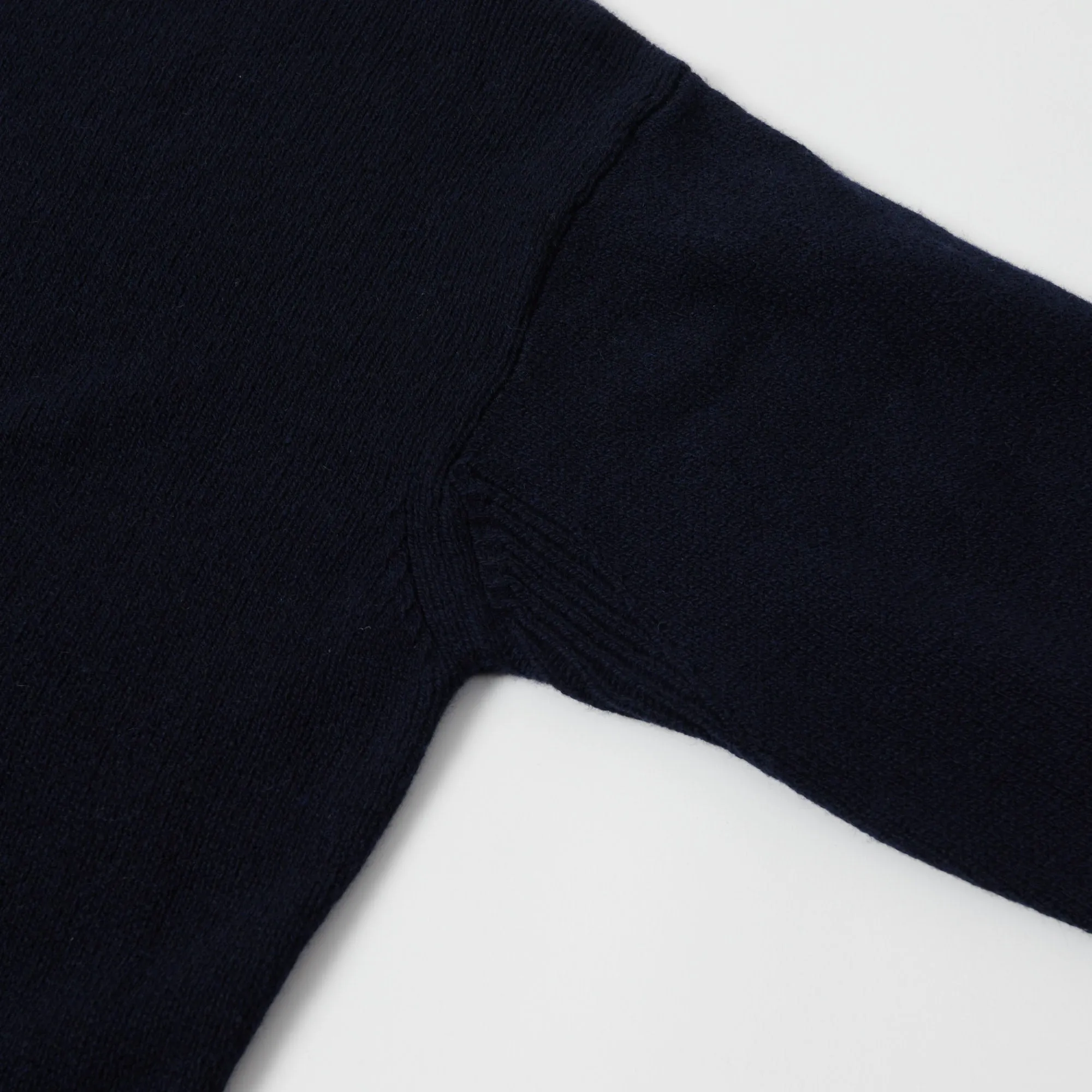 Merz b. Schwanen RCC05 Knit Crew Neck Pullover - Dark Navy