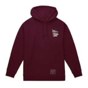 Mitchell & Ness Flag Hoodie Jumper Purple