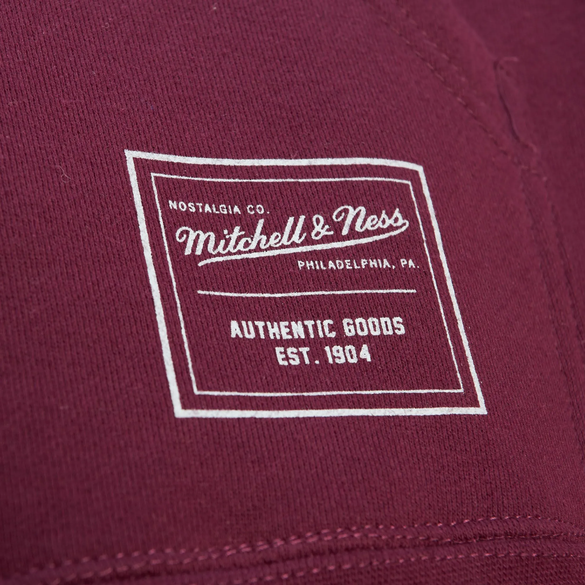 Mitchell & Ness Flag Hoodie Jumper Purple