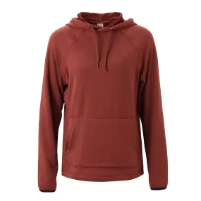 Mitten Running Co. Women's Waffle Hoodie in Russet Brown