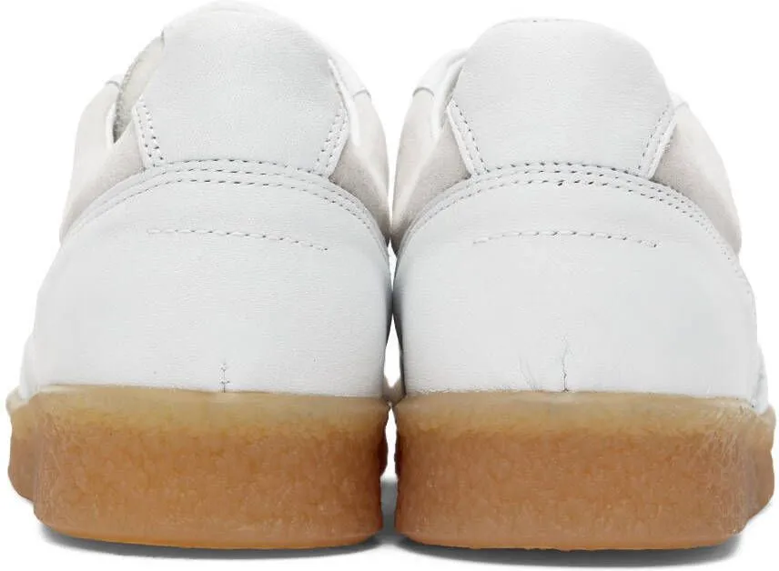 MM6 Maison Margiela Off-White 6 Court Sneakers