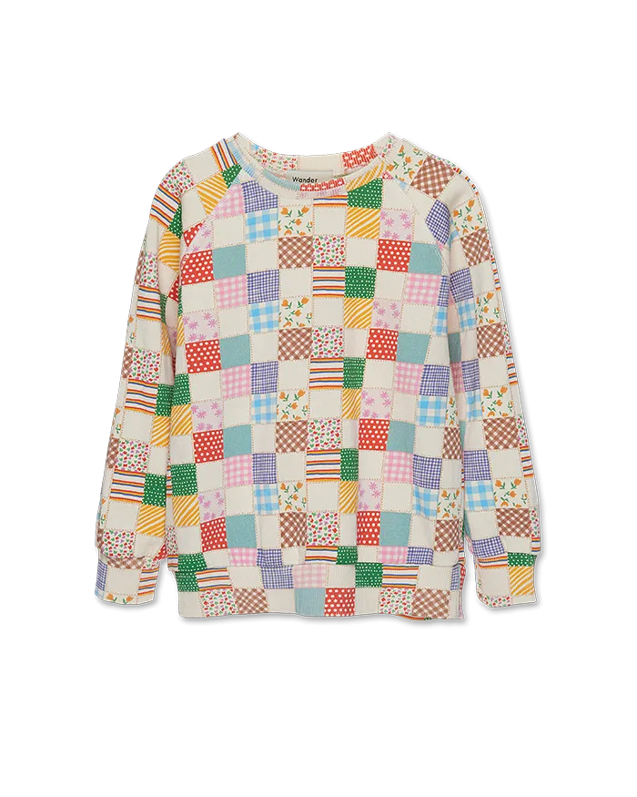 Multi Quilt Sweatshirt