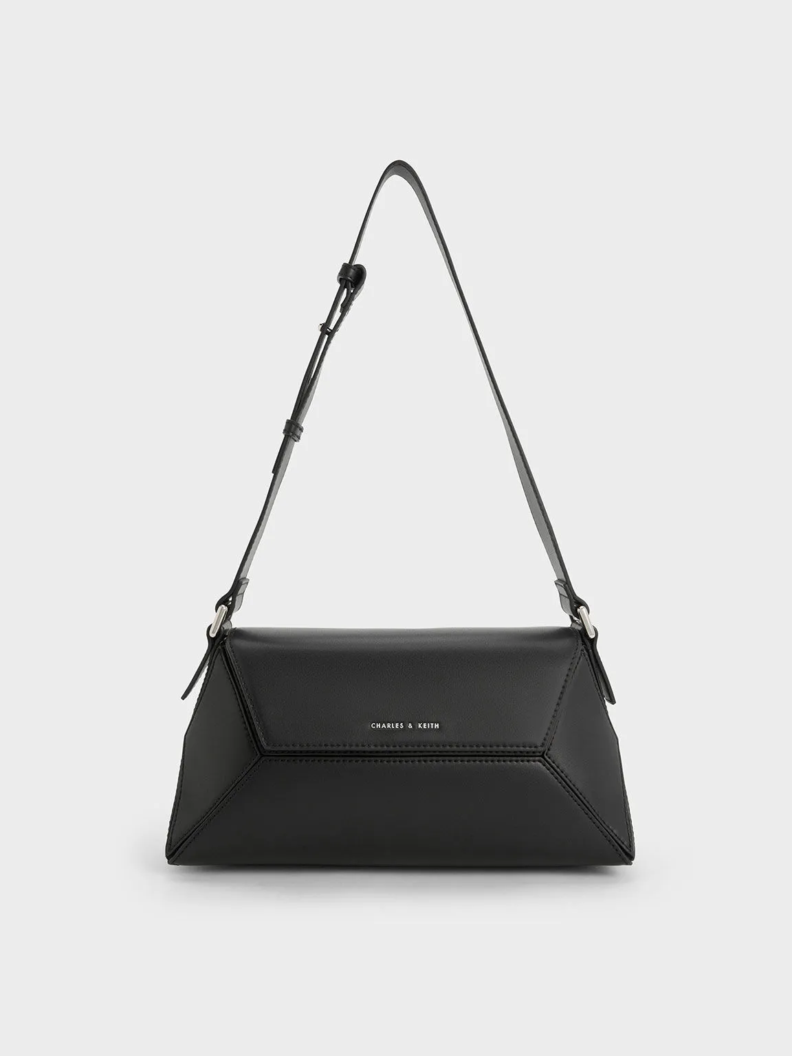 Nasrin Geometric Shoulder Bag - Noir