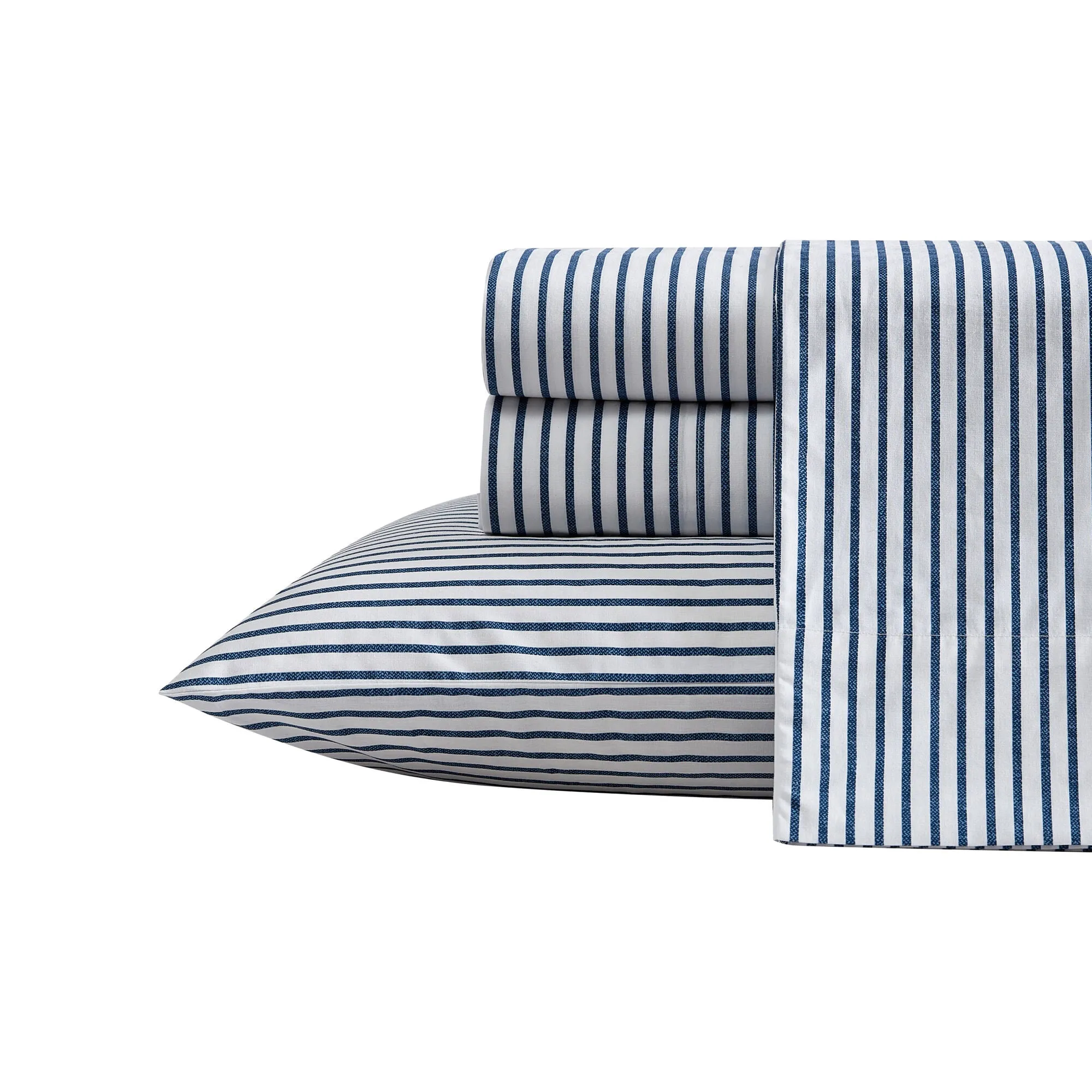 Nautica Harmead Navy Twin Sheet Set Bali Bliss