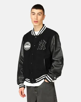 New ERA New York Yankees MLB Varsity Jacket Black | Men | Junkyard