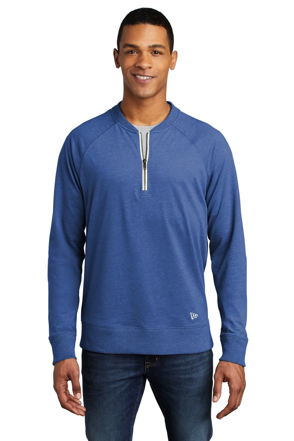 New Era  Sueded Cotton Blend 1/4-Zip Pullover NEA123