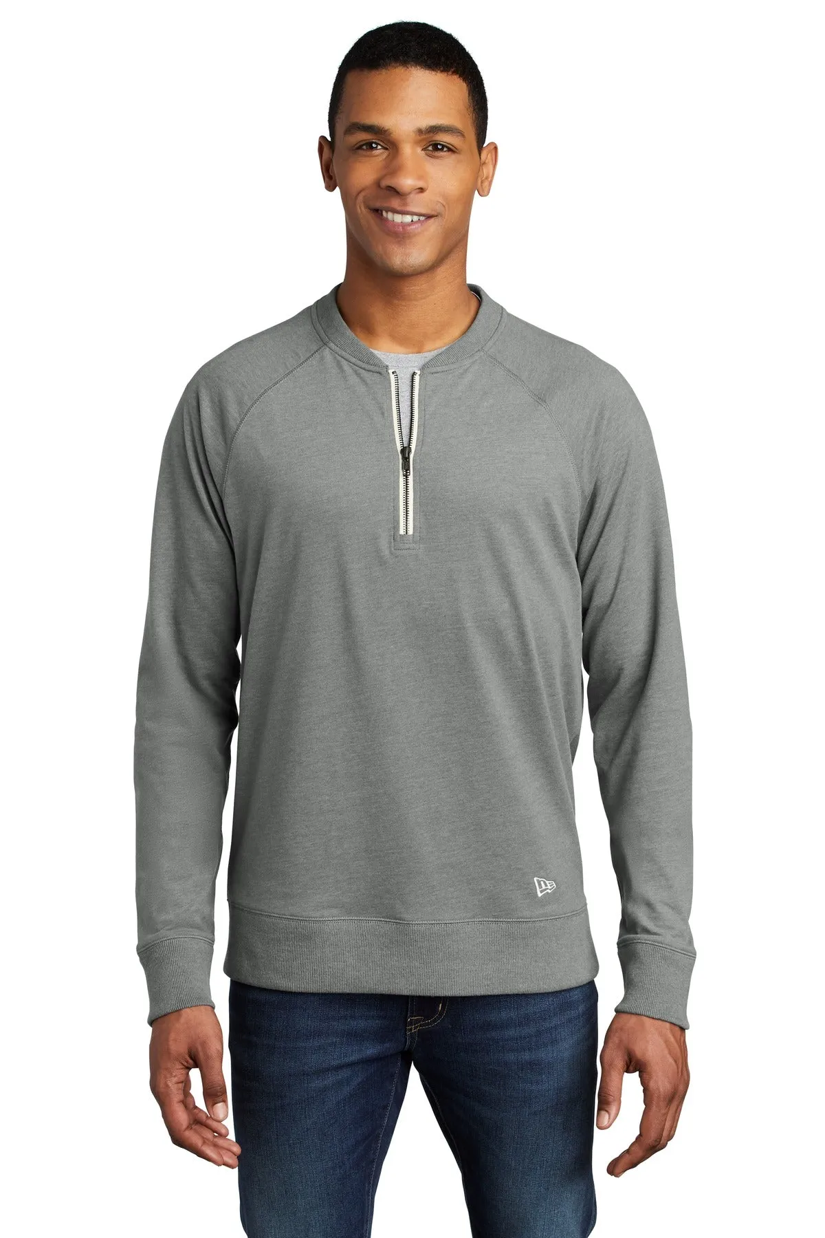 New Era  Sueded Cotton Blend 1/4-Zip Pullover NEA123