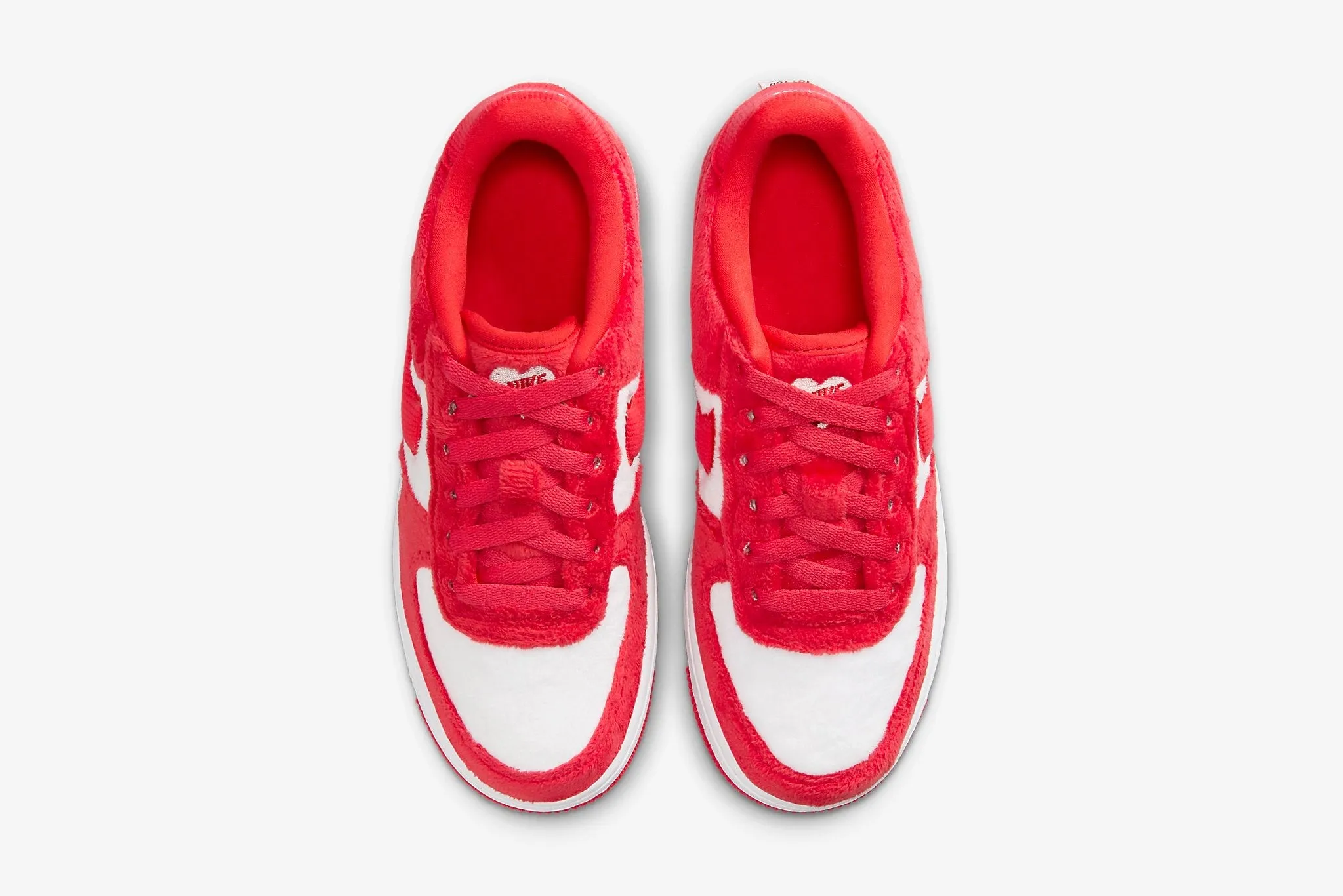 Nike Air Force 1 GS - Fire Red / Light Crimson / White