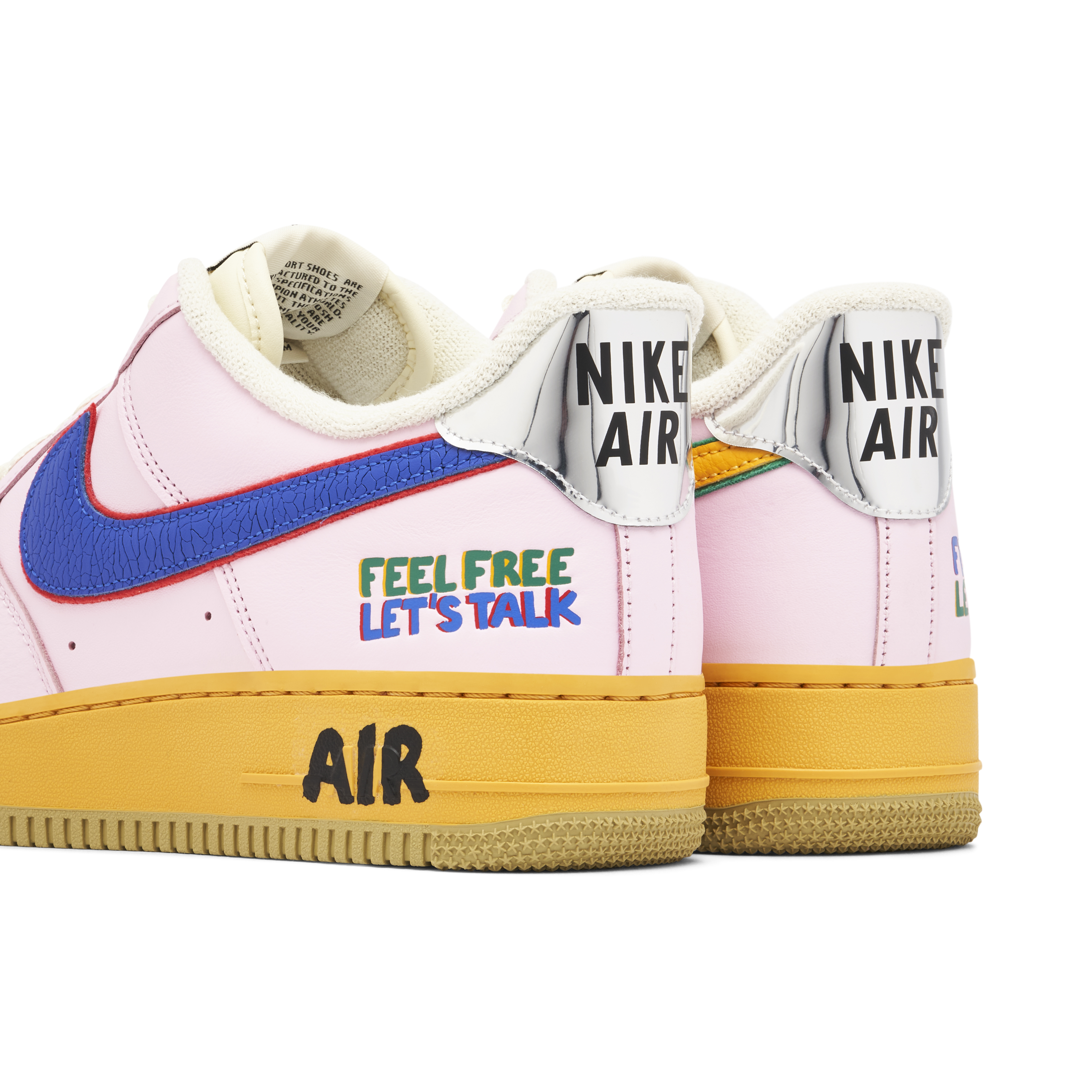 Nike Air Force 1 Low Feel Free, Let’s Talk | DX2667-600 | Laced