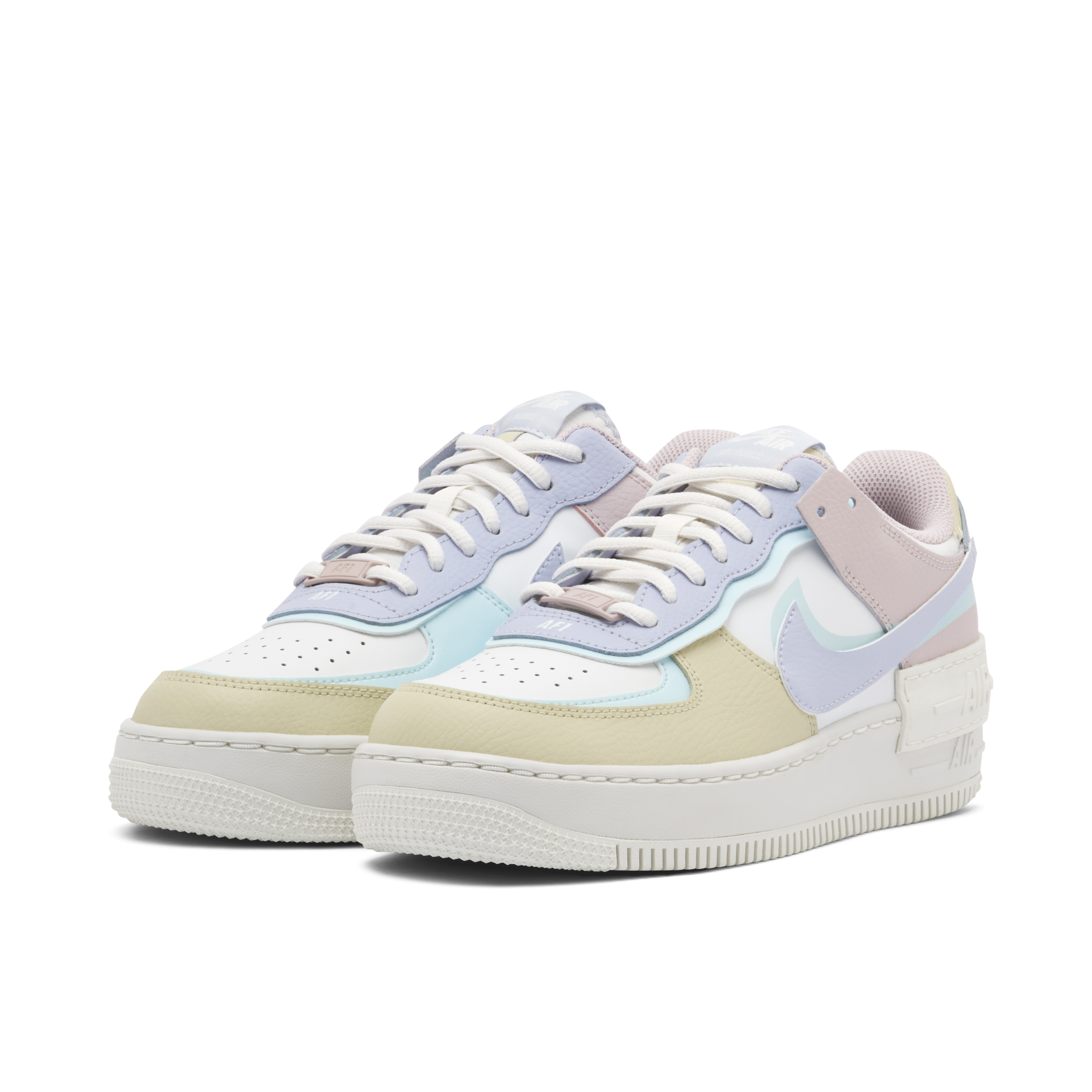 Nike Air Force 1 Shadow White Glacier Blue Ghost | CI0919-106 | Laced