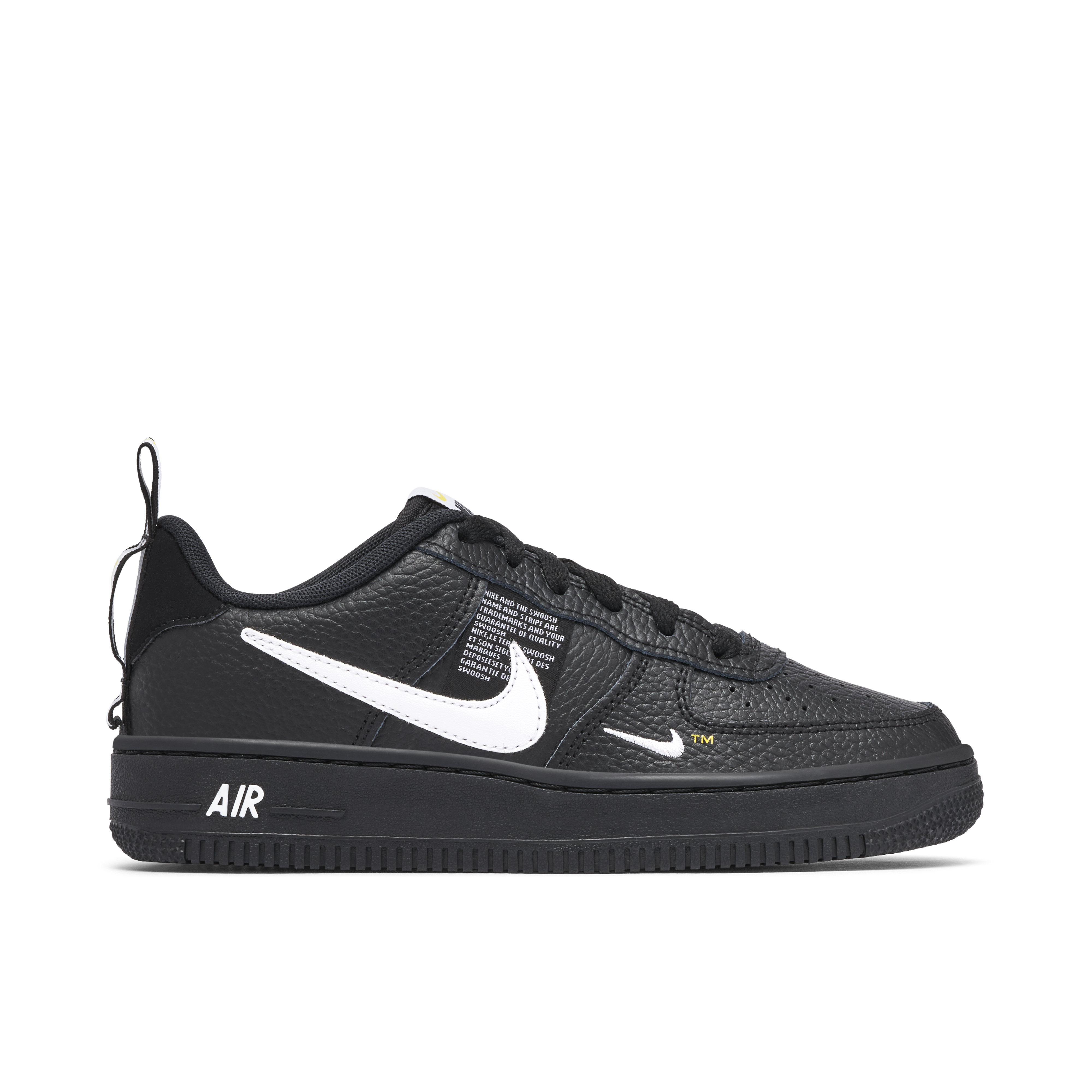 Nike Air Force 1 Utility Black White GS | AR1708-001 | Laced