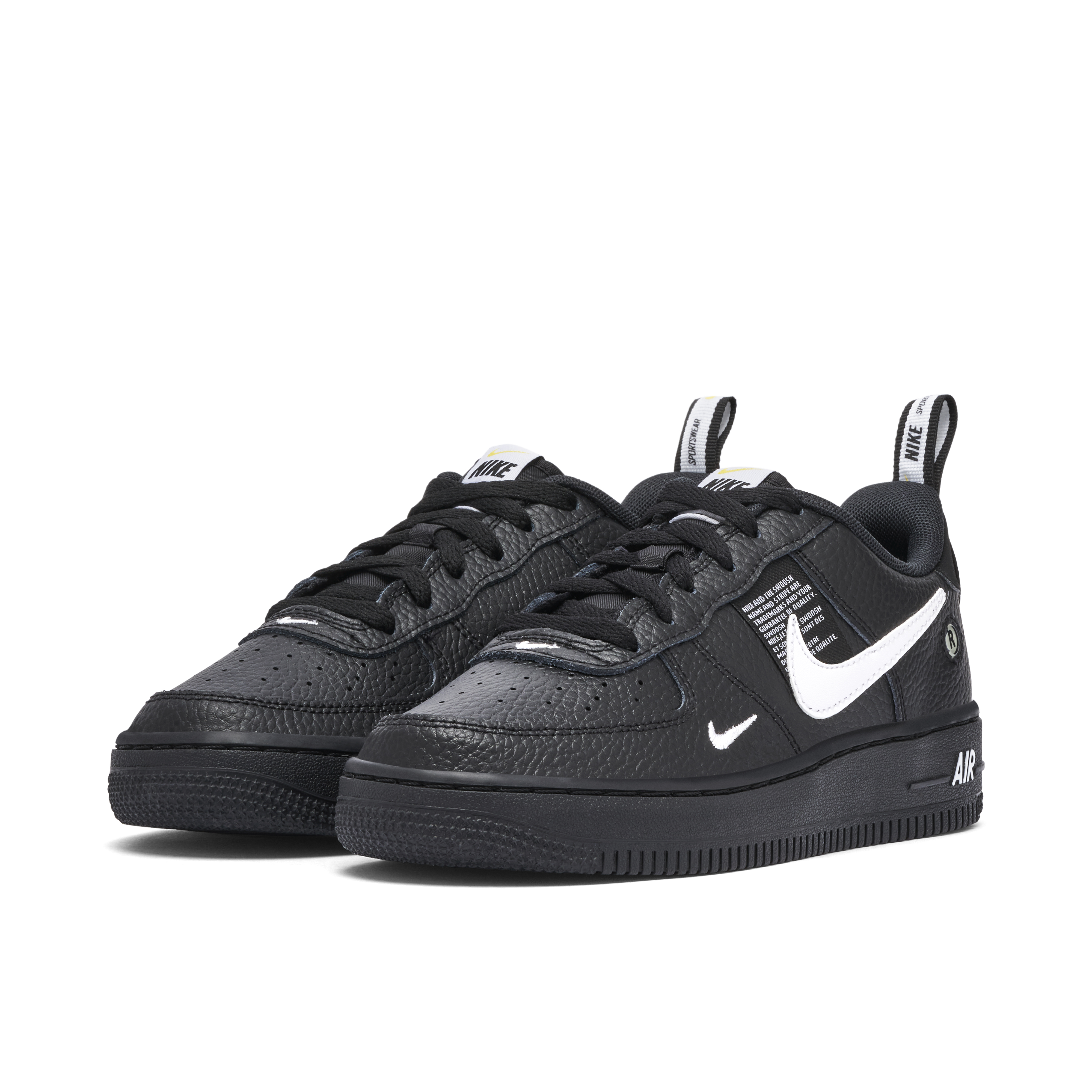 Nike Air Force 1 Utility Black White GS | AR1708-001 | Laced