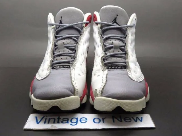 Nike Air Jordan XIII 13 Grey Toe Retro BG 2014 sz 4Y