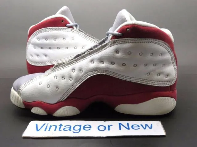 Nike Air Jordan XIII 13 Grey Toe Retro BG 2014 sz 4Y