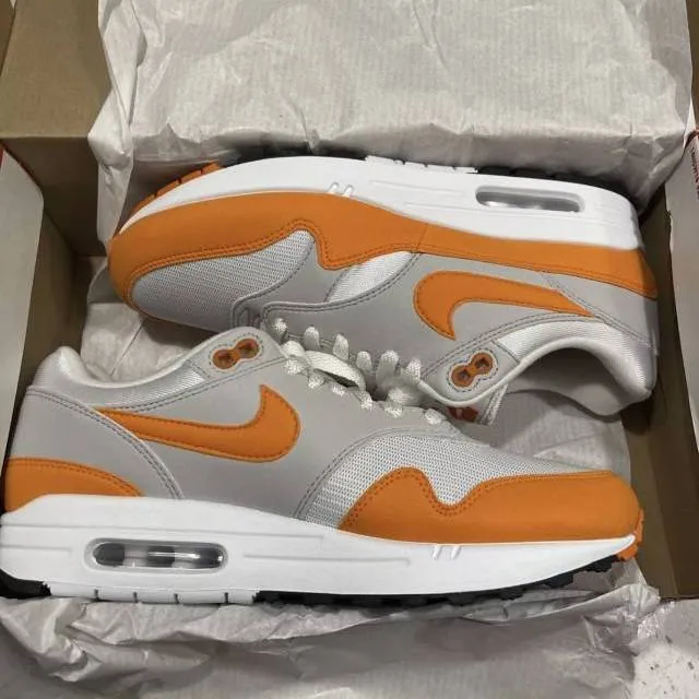 Nike Air Max 1 Anniversary Orange Size 8 Deadstock