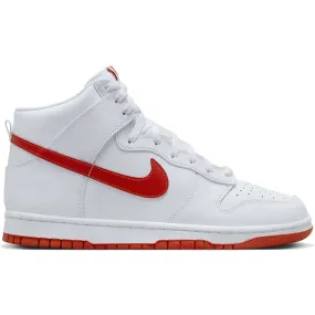 Nike Dunk High White Picante Red