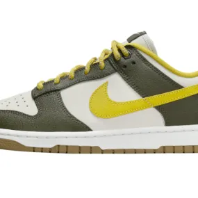 NIKE DUNK LOW CARGO KHAKI VIVID SULFUR