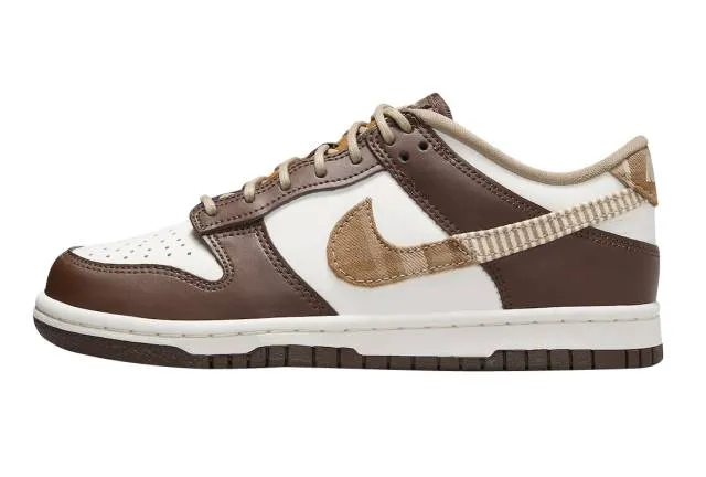 Nike Dunk Low GS Brown Plaid