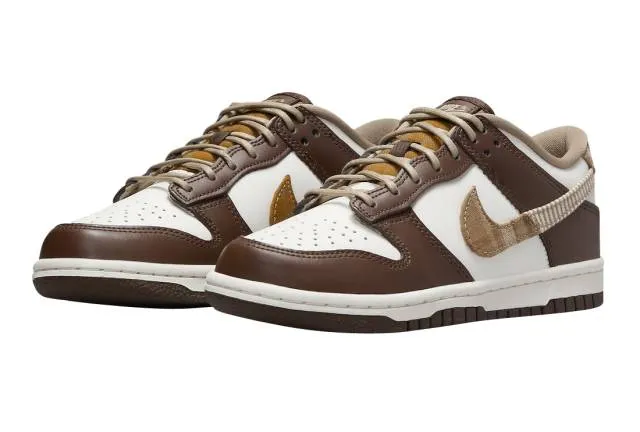 Nike Dunk Low GS Brown Plaid