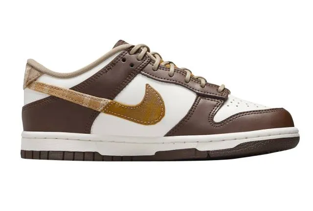 Nike Dunk Low GS Brown Plaid