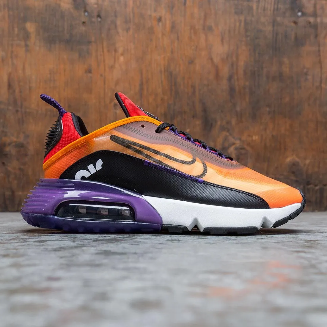 Nike Men Air Max 2090 (magma orange / black-eggplant-habanero red)