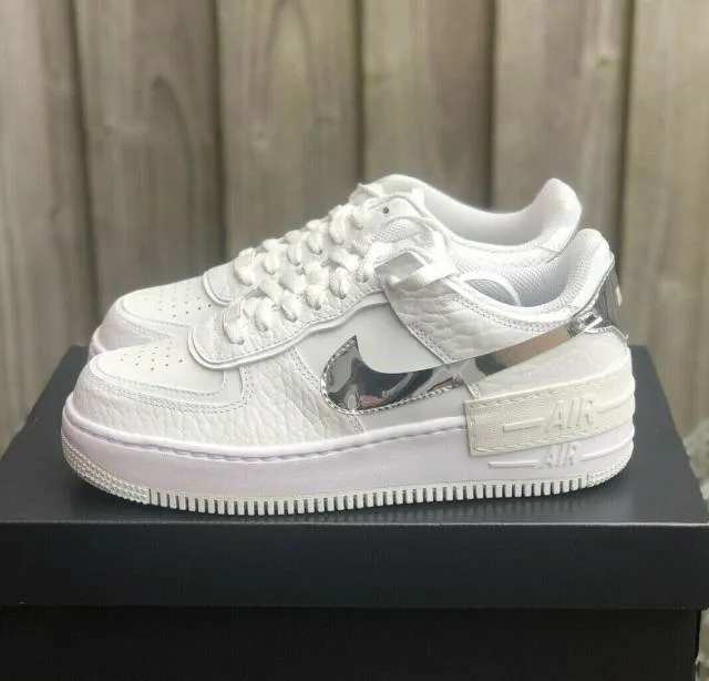 Nike WMNS Air Force 1 Shadow White Chrome