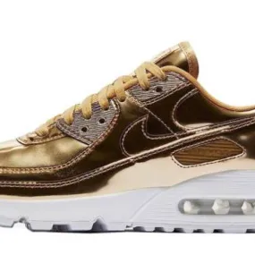 NIKE WMNS AIR MAX 90 METALLIC GOLD