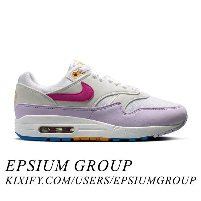 Nike Women's Air Max 1 (Mismatched Swoosh/ White/ Alchem...